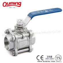 3PC Stainless Steel Socket Welded Ball Valve